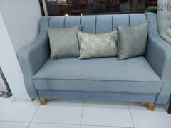 2 seater sofa without delivery 1 piece 45rial
