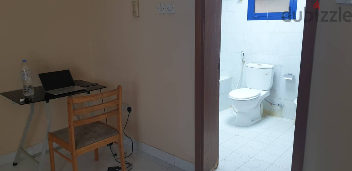 One room with attached toilet with sharing kqitchen (Al Khuwair) 11