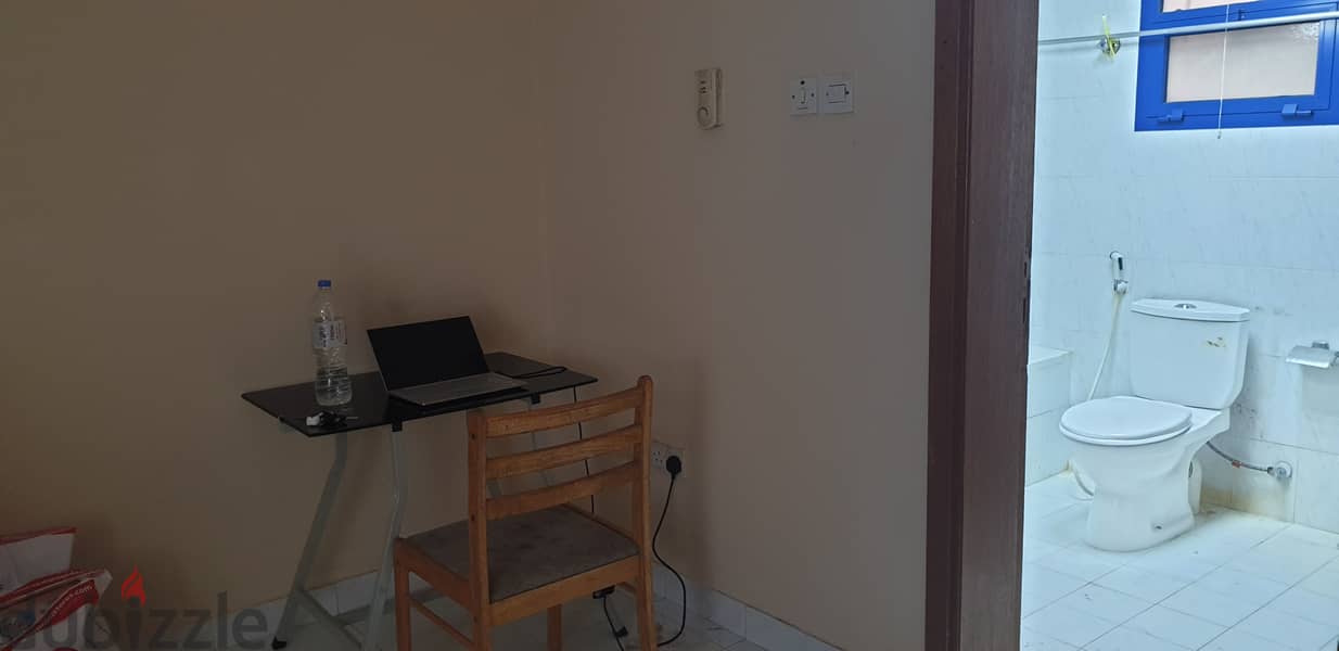 One room with attached toilet with sharing kqitchen (Al Khuwair) 13