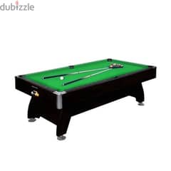 8,7 feet wooden billiard pool table 0