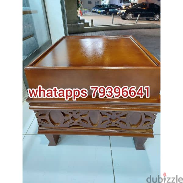 special offer new wooden centre table without delivery 1 piece 35 rial 2