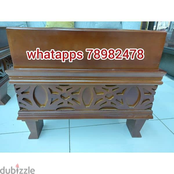 special offer new wooden centre table without delivery 1 piece 35 rial 8