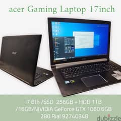 الابتوب ايسر العاب أو للتصميم  Acer Gaming laptop 0