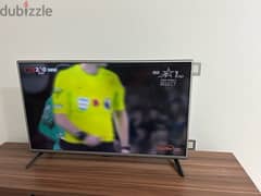 LG 43 inch TV (not smart Tv and display is dimmed)