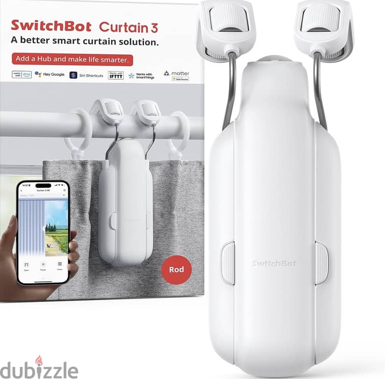 Automatic Smart Curtain Opener. Bluetooth with App and Timer 1