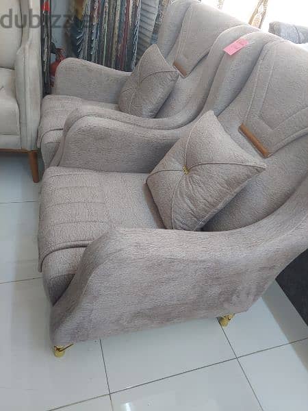 special offer new single sofa without delivery 2 pieces 85 rial 6