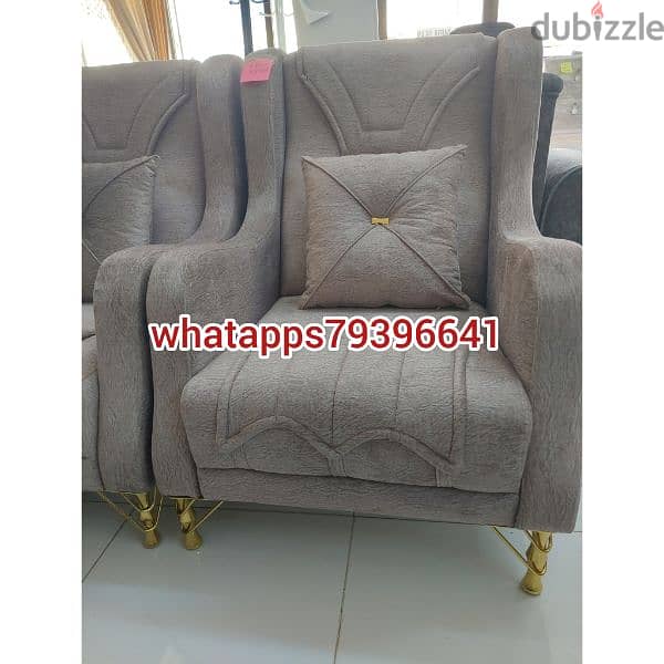 new single sofa 2 pieces without delivery 65 rial 3