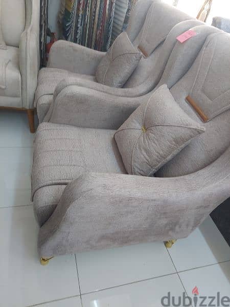 new single sofa 2 pieces without delivery 65 rial 8