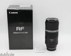 Canon RF 600mm F11 Box piece brand new