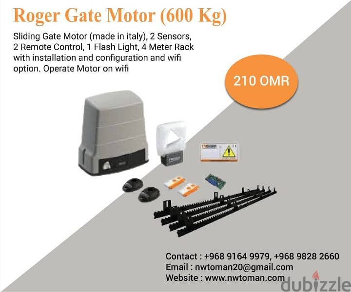 Roger Gate Motor with wifi option 0