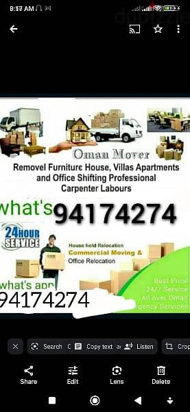 mover packer and transport service all Oman 0