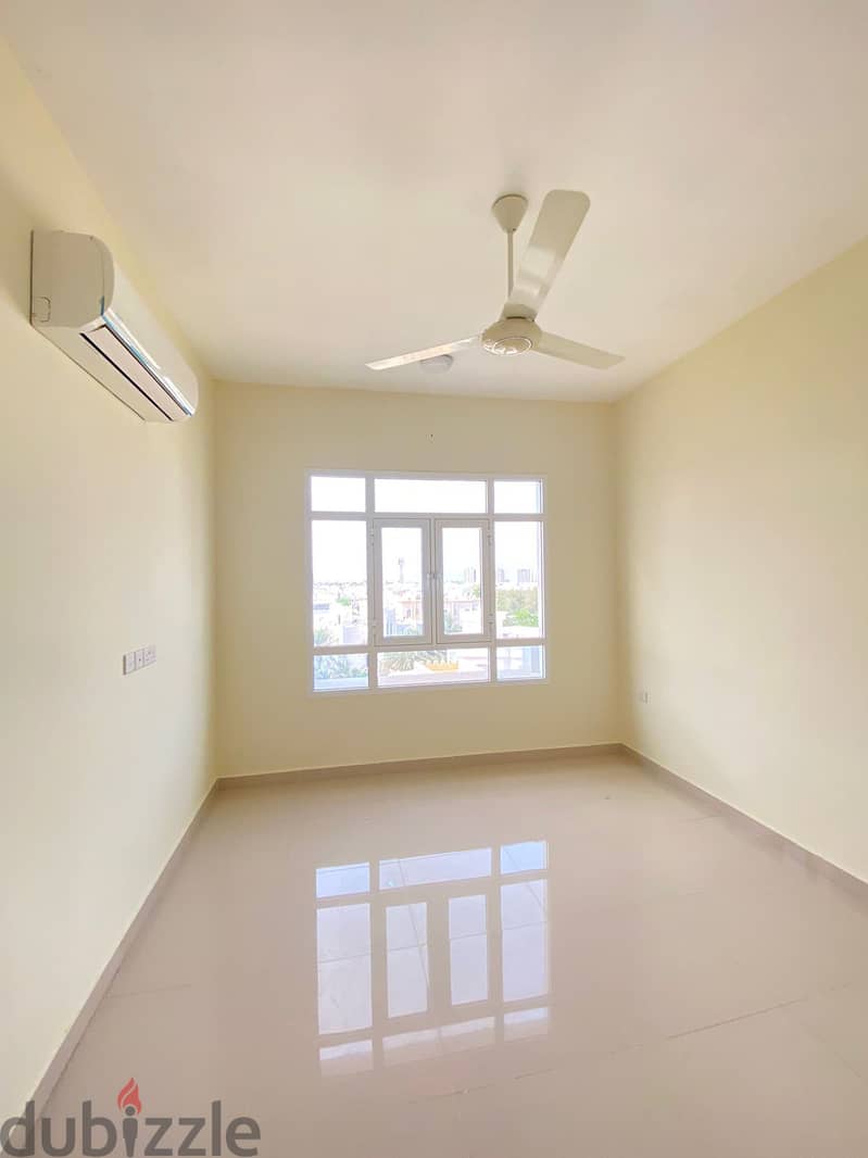 For rent an apartment in AL GHUBRAH consisting of two rooms  for famil 2