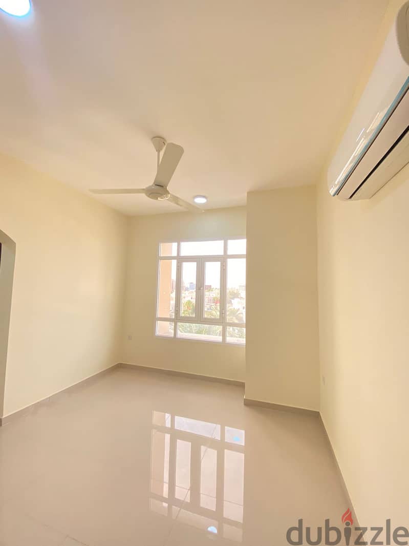 For rent an apartment in AL GHUBRAH consisting of two rooms  for famil 3