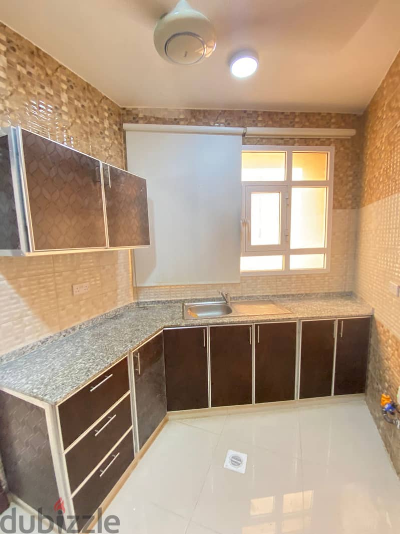 For rent an apartment in AL GHUBRAH consisting of two rooms  for famil 5