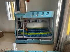 kids double bunk bed boys