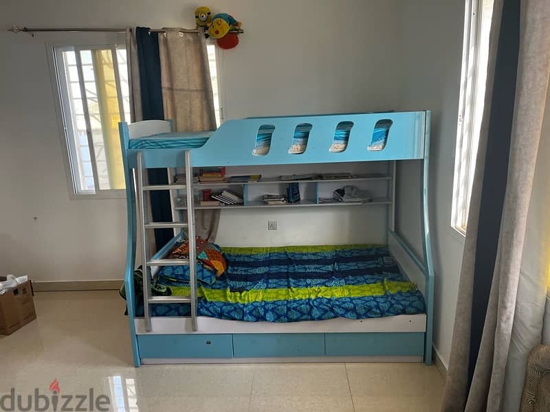 kids double bunk bed boys 1