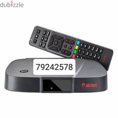 HD airtel receiver with 6month Malayalam tamil telugu hindi 0