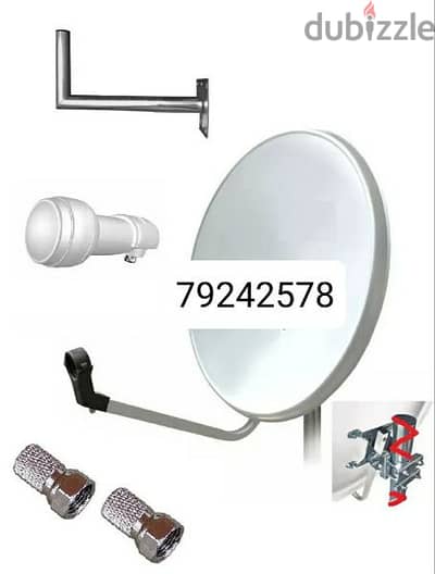 nileset arabset dishtv airtel installation and mantines home satellite