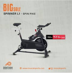 Spinning spin bikes