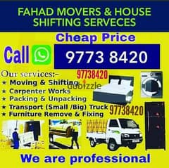 houseshifting and mover and leaber and