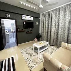 غرفة مفروشه للأجار المعبيله الجنوبfurnished flat 4 rent mabellah south