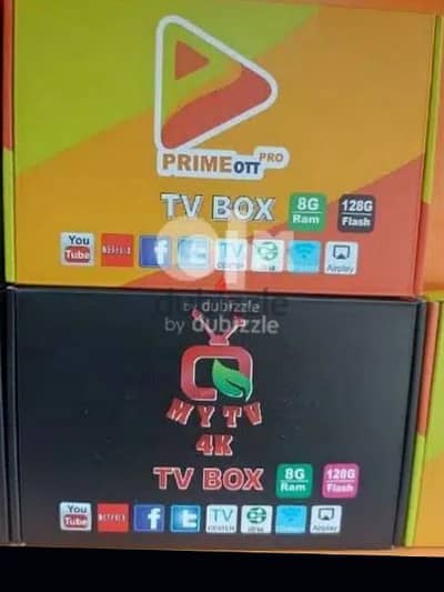 Android box with one year subscription