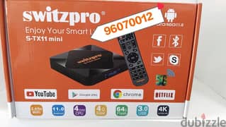 4K new Android TV box with 1 year subscription 0