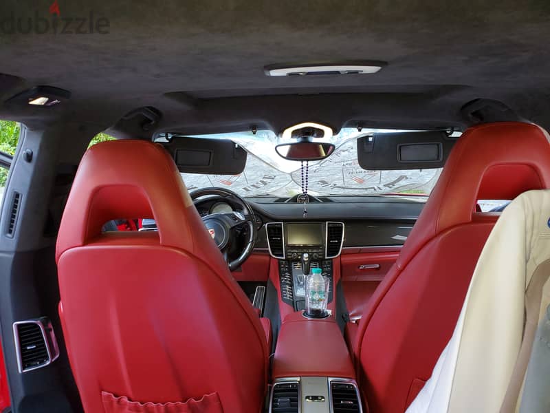 Porsche Panamera  GTS Red Royal interior and exterior 11