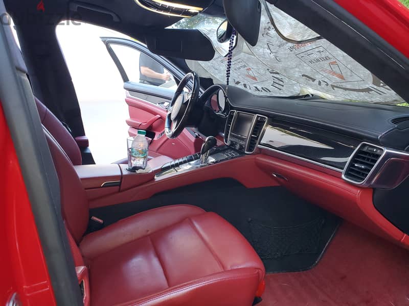 Porsche Panamera  GTS Red Royal interior and exterior 12