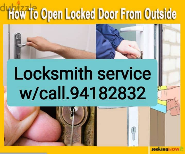 lock doors change fix open repair every types w/call. 94182832 0