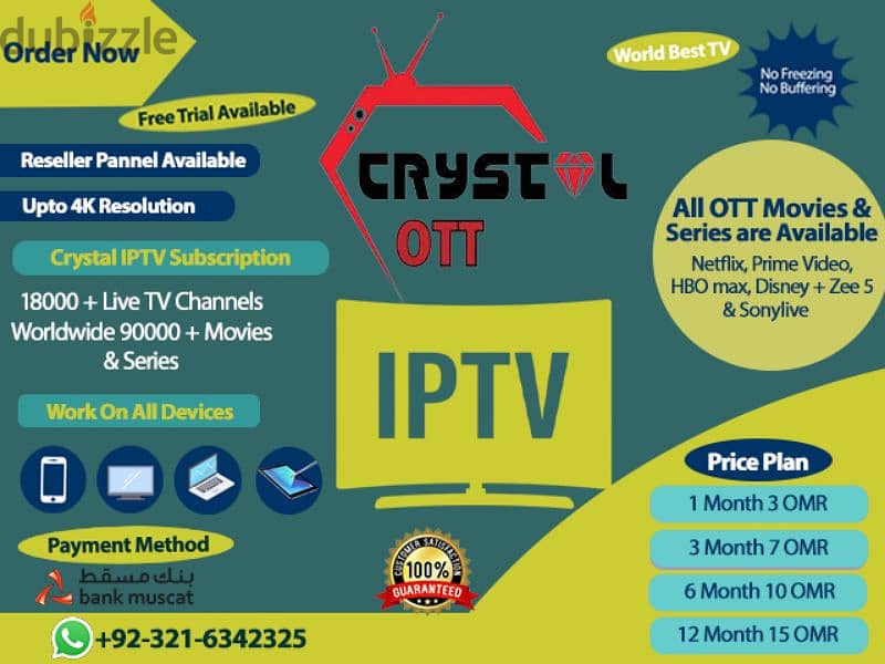 14k+ Tv Channels 190k+ VOD +923216342325 1