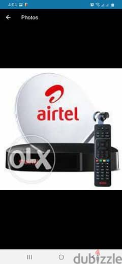 Full HD Airtel receiver with subscription
