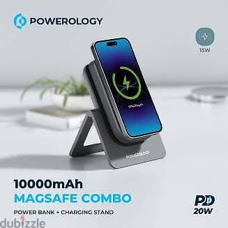Powerology 10000mAh Magsafe Combo Power Bank PD20W (Brand-New) 2