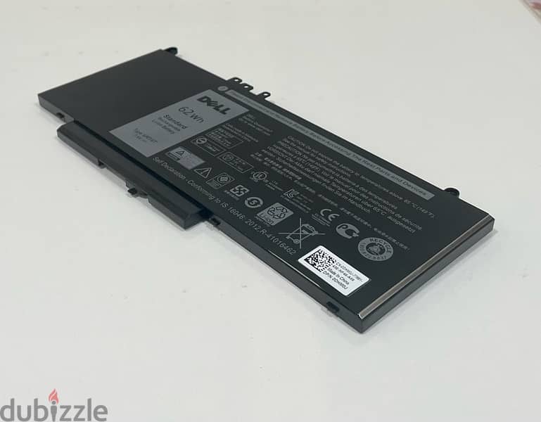 Dell Battery 7.6V 62Wh 6MT4T COMPATIBLE WITH E5470 E5570 1