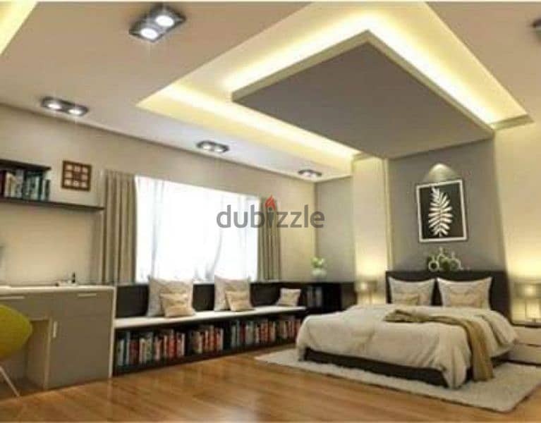 Home shop apartments Gypsum decoration ديكورات جبس للمنزل والمتجر 11