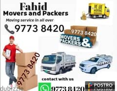 Fahad movers packing and tarnsport house shifting