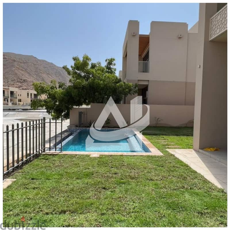 ADV1501**  4BHK opulent beachfront villa for rent in Muscat Bay 15