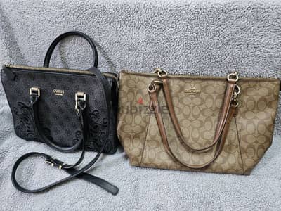 Original COACH Tote bag and GUESS handbag with sling