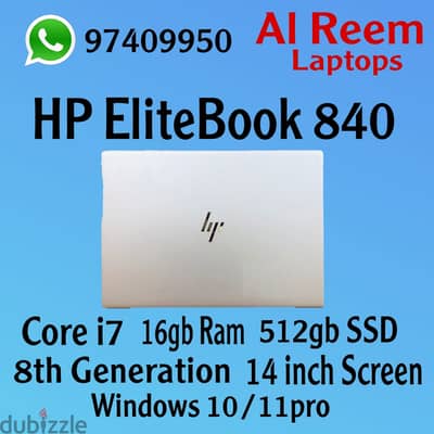 hp core i7 16gb ram 512gb ssd 14 inch screen 8th Generation