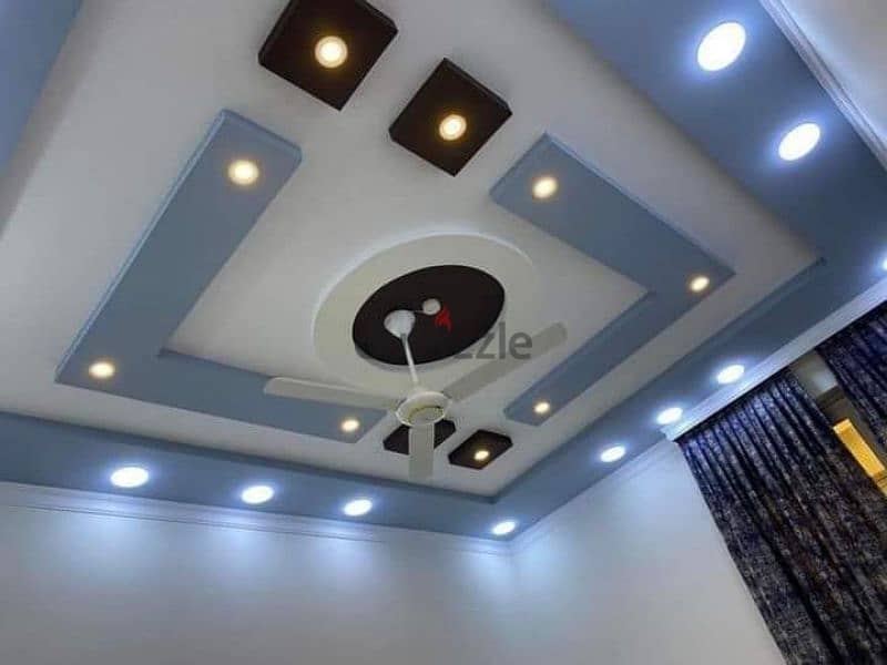 Home shop apartments Gypsum decoration ديكورات جبس للمنزل والمتجر 2