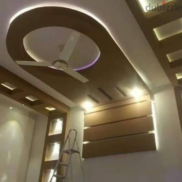 Home shop apartments Gypsum decoration ديكورات جبس للمنزل والمتجر 5