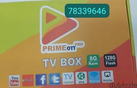 New model Android 4k tv box with subscription 1 year tv chenals sports