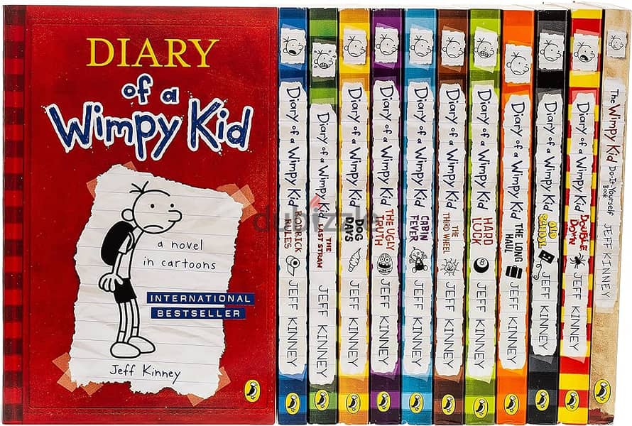 DIARY OF A WIMPY KID 10 BOOKS 0