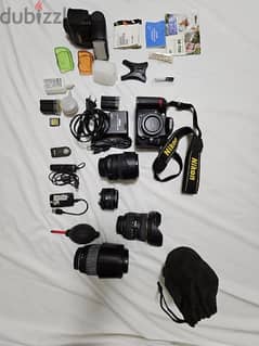 Nikon d7000 DSLR Camera, 4 Lenses & Accessories
