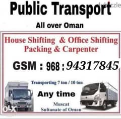 House shiffting office shiffting furniture fixing transport