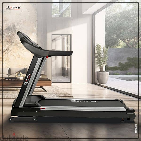 3.5AC Motorized Treadmill with incline and 180kg max load 1