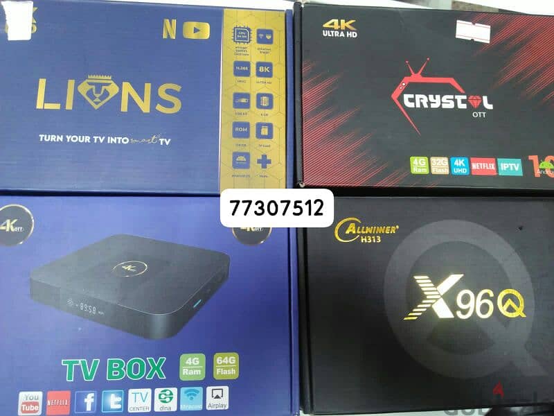 Android tv Box with One year subscription 0