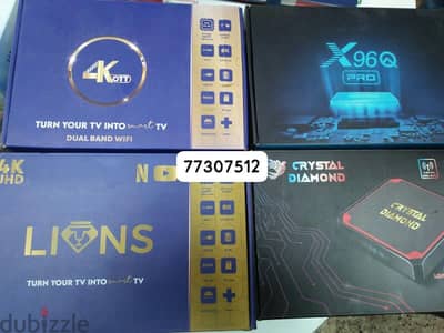 Android tv Box with One year subscription