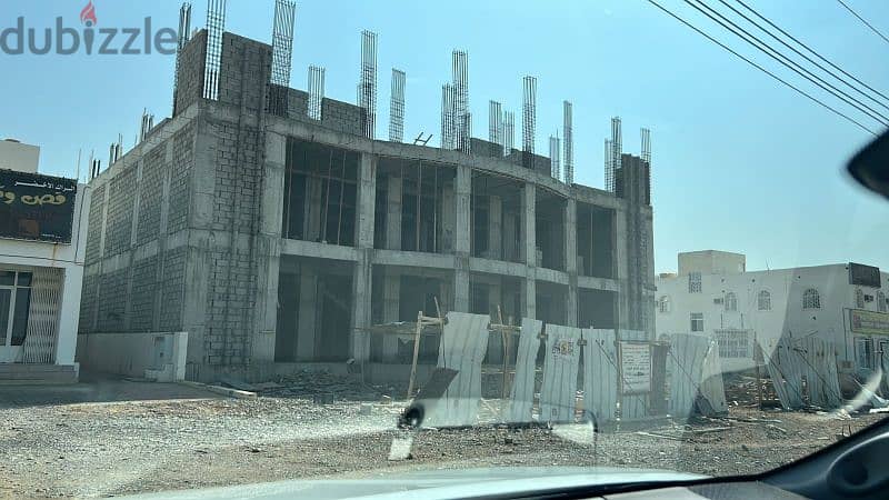 للايجاربولايه منح جنب المركز الصحيbuilding of 1182m3 for rent in Manah 17