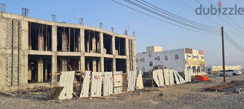 للايجاربولايه منح جنب المركز الصحيbuilding of 1182m3 for rent in Manah 18